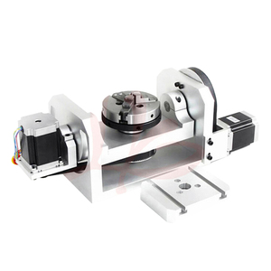 Eje giratorio 4 Aixs Eje de rotación de 5 ejes con mandril con mesa para enrutador - Product Image 4