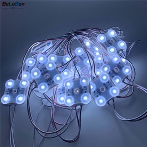 DC12V 2W <span class=keywords><strong>LED</strong></span> 4 שבבי כיכר 4 נוריות 2835 5630 5730 הזרקת IP68 עמיד למים 170 תואר תאורה אחורית <span class=keywords><strong>led</strong></span> מודול סמסונג עבור שילוט - Product Image 3