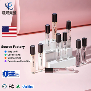 Mini-Parfümzerstäuber für die Reise 2 ml 3 ml 5 ml Glas-Parfümprobenfläschchen Flasche Parfümtester mit Verpackung - Product Image 1