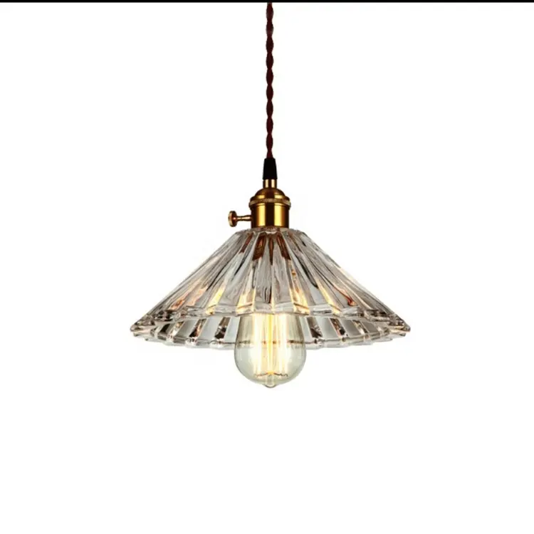 Nordic Vintage Style Lamps Led Hanging Lamp Glass Chandelier Led Crystal Chandelier