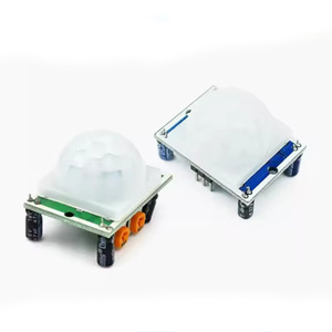 Módulo PIR infrarrojo piroeléctrico IR de ajuste de, módulo Detector de Sensor de movimiento SR501 AZUL/VERDE - Product Image 1