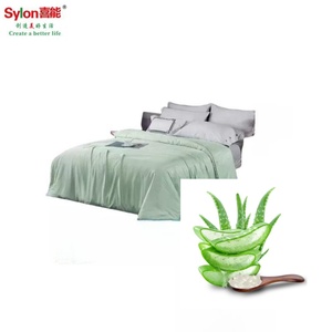 Cilt bakımı için sağlıklı nemlendirici Aloe elyaf iplik doğal antibakteriyel pamuk viskon çorap iç çamaşırı için 70/30 CR aloe iplik