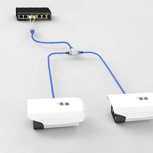 POE Splitter 2-in-1 ağ kablolama konnektörü üç yollu RJ45 konektörü güvenlik kamera kurulum - Product Image 5