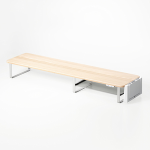 Modern Style Extra Large Storage <strong>PC</strong> Riser <strong>Stand</strong> <strong>Computer</strong> Desks Monitor <strong>Stand</strong> Riser with USB-C - Product Image 2