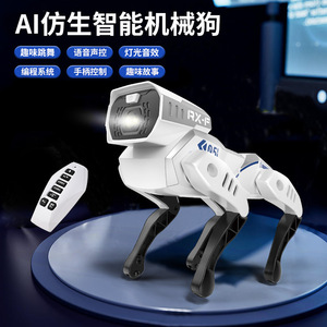 儿童AI仿真机器人狗玩具智能交互式机械仿生伴侣灯功能塑料遥控器 - Product Image 5
