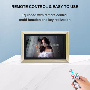 Pros Customize Wooden Digital Frame 21,<strong>5</strong>&quot; 22&quot; <strong>LCD</strong> IPS <strong>Display</strong> Wall Mount Loop Video Digital Photo Frame <strong>With</strong> <strong>Motion</strong> <strong>Sensor</strong> - Product Image 5