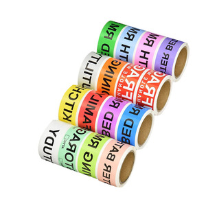 เครื่องพิมพ์บาร์โค้ดริบบิ้นพิมพ์บนฉลากสติกเกอร์ความร้อนโฮโลแกรม4 "* <span class=keywords><strong>6</strong></span>" กาวการพิมพ์แบบถ่ายโอนความร้อนฉลากริบบิ้น - Product Image 1