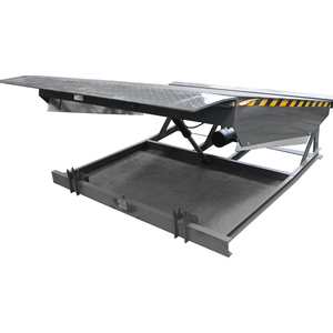 Nivelador de muelle de pozo con bisagras para contenedor de camión de carga hidráulica para bahía de carga de almacén automático ajustable estacionario fijo - Product Image 1