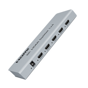 8K HDMI Splitter 1x4 7680X4320/60Hz 1 Entrada 4 Salidas Resolución 8K con función IR Pantalla Perfectamente