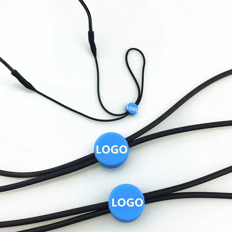 Спортивный эластичный силиконовый резиновый шнур с логотипом на заказ шнур для очков для чтения удобный шнур для очков