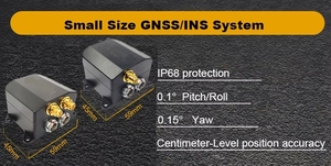 IN660 MEMS小尺寸高精度GNSS/INS系统定位和定向3轴加速和陀螺仪 - Product Image 3