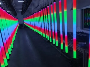 DMX LED kinetik aydınlatma tüp sistemi RGB 3 in1 üçgen kinetik kaldırma ışığı - Product Image 5
