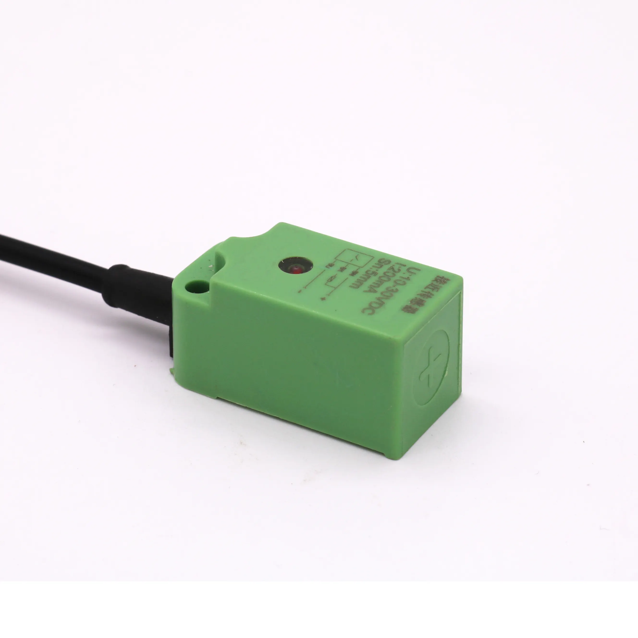 Dinggan® interruptor de sensor de proximidade 5mm, cabo de 2m pnp com 3 fios sem sensor indutivo aberto normalmente