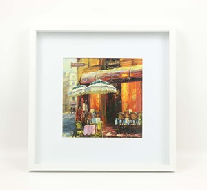 Large <strong>Frame</strong> with Mat (24x24cm), Colorful Picture <strong>Frames</strong>, MDF Shadow Box 16x16&quot; - Product Image 2