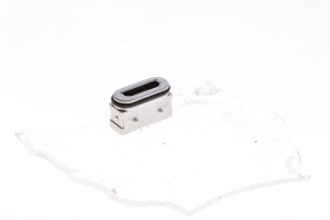 USB C型垂直防水插座5p母针，带微型防水USB C型插座