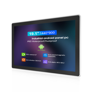 Ekipman için 19.1 ''1440*900 yüksek çözünürlüklü duvara monte tamamen kapalı toz geçirmez endüstriyel android panel <span class=keywords><strong>pc</strong></span>