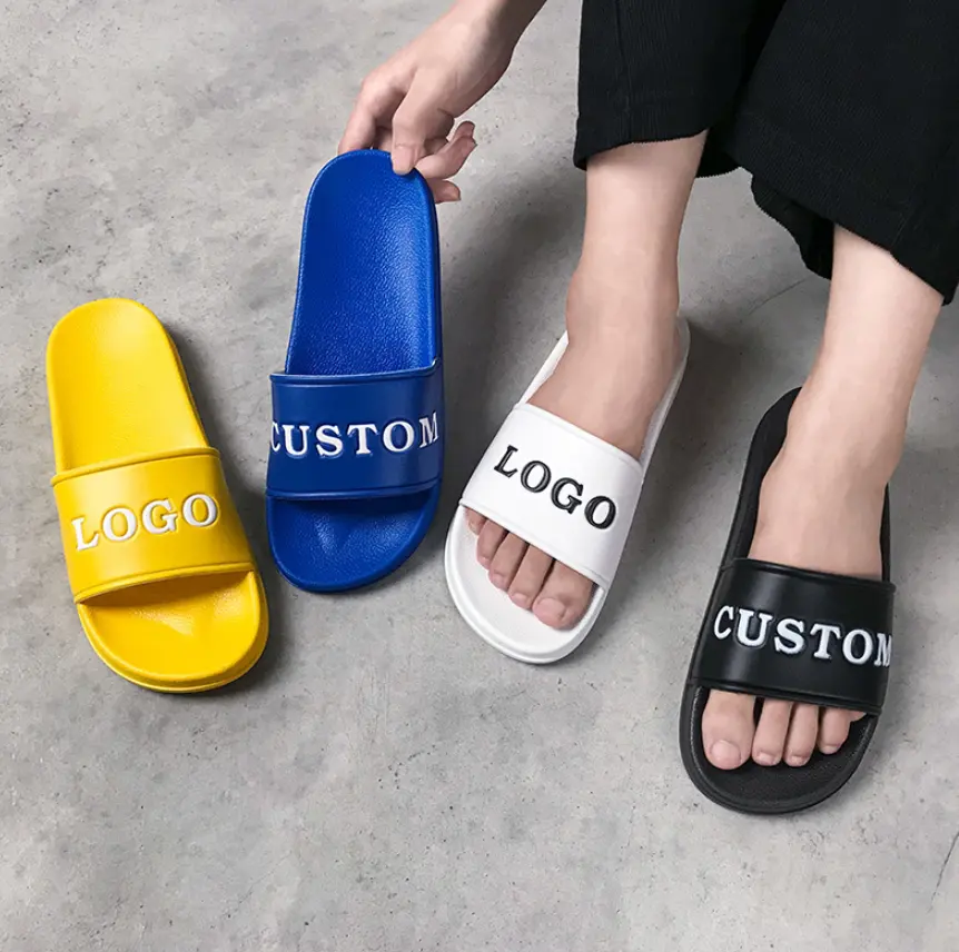 Sandalias planas de PVC para mujer, moda China, venta al por mayor