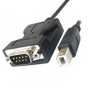Oem Pl2303 Chip <strong>Usb</strong> 2.0 a Male <strong>to</strong> Pl 2303 Db9 Pin Rs232 Serial D-Sub 25Pin Db25 Converter and Printer Cable - Product Image 1