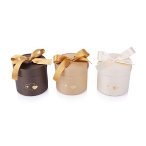 Hộp giấy sang trọng hình đứng, kiểu dáng thanh lịch, làm thủ công bằng bìa cứng màu xanh dương, trang trí bằng ruy băng lụa đẹp mắt - Product Image 5