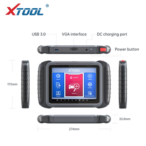 XTOOL D8 автомобильный сканирующий инструмент с двунаправленным управлением OBD2 автомобильный диагностический сканер ECU кодирование 38 + сервисное программирование ключей - Product Image 2