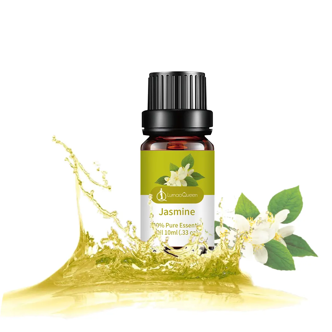 Aceites Esenciales de jazmín para la piel y el cabello, suministro a granel de fábrica de China, Perfume a base de aceite puro a granel