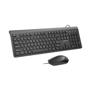 KMC-112UL Mute Button New Private USB Wired Chocolate Slim Keys <strong>Computer</strong> <strong>Keyboard</strong> &amp; <strong>Mouse</strong> Combo for Gaming/Office <strong>Use</strong>