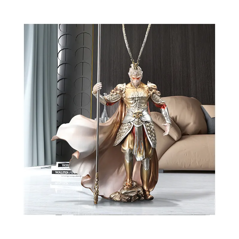 דרופשיפינג פסל Sun Wu Kong לספה ביתית קישוט ארון טלוויזיה Sun Wu Kong