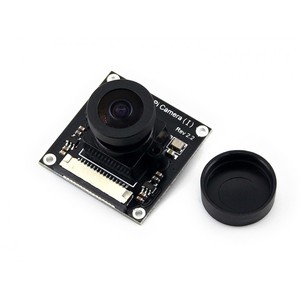 <strong>Raspberry</strong> <strong>Pi</strong> <strong>Camera</strong> (I) Waveshare for RPi A B+ <strong>2</strong> B 3 B Adjustable Focal Length Fisheye Lens Wider Field of View <strong>Module</strong> Kit - Product Image 1