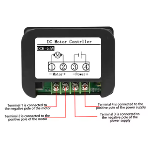 Controlador de velocidad PWM 30A, tacómetro, Control remoto inalámbrico, regulador de Motor cepillado, fuente de alimentación - Product Image 5