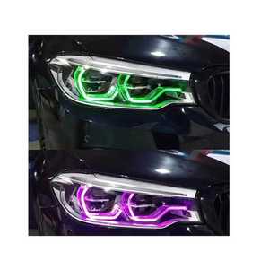 Toptan CSL stil DRL modülü BMW F90 M5 5 serisi 2017-2020 G30 LED far sarı DRL modülü kırmızı mor yeşil LED kurulu - Product Image 1