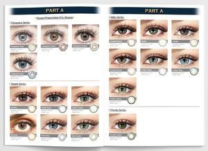 Lentilles de <span class=keywords><strong>Contact</strong></span> <span class=keywords><strong>color</strong></span>ées catalogue gros livre papier pour lentilles de <span class=keywords><strong>Contact</strong></span> couleur nouveauté livre papier de Style beauté - Product Image 2