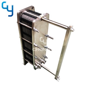 Vệ sinh thép không gỉ cấp thực phẩm trao đổi nhiệt tấm cho nước PW 4 mét vuông - Product Image 4