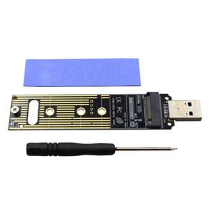M.2ใหม่คุณภาพสูง SSD เป็น USB 3.1อะแดปเตอร์ PCI-E เพื่อ USB-A 3.0โซลิดสเตทไดรฟ์การ์ดแปลงภายใน - Product Image 6