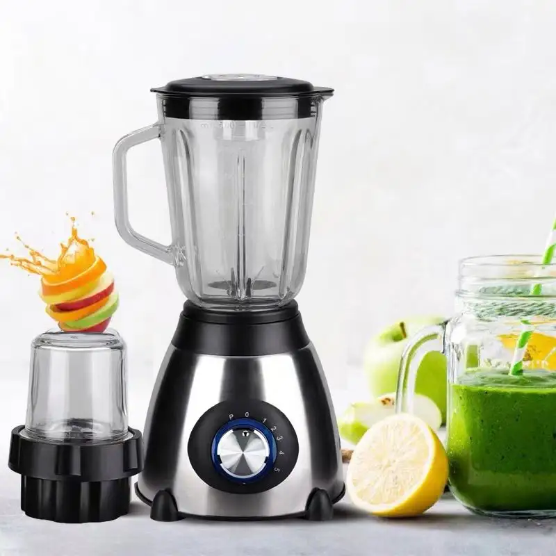 Mixer Công suất thương mại lớn, bạc nặng máy 2L nhiệm vụ 4500W có thể Ice Smoothie Máy xay sinh tố với cổng/