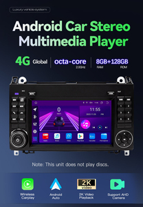 Autoradio 2 DIN Android 14สำหรับ Mercedes Sprinter Benz B200 VIO W639 B Class W245 W169 W20มัลติมีเดียชุดหัว Rds - Product Image 2