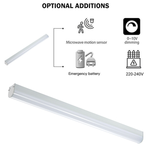 Trong nhà tuyến tính chiếu sáng văn phòng trường cửa hàng 2ft 4ft 8ft 18W 24W 36W 42W 68W <span class=keywords><strong>LED</strong></span> Batten Ống ánh sáng - Product Image 3