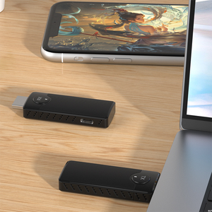 Portable hdmi Wireless Transmitter and Receiver 165FT 50M 4K <strong>Decode</strong> 1080P <strong>Output</strong> 2.4 5G Transmission Extender for Laptop