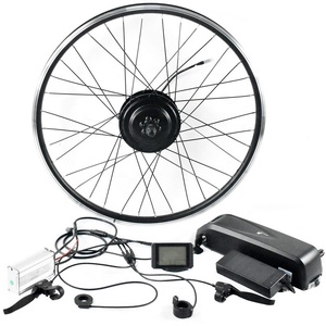Vorderrad Hinterrad E-Bike 16-29 "Zahnrad naben <span class=keywords><strong>motor</strong></span> <span class=keywords><strong>36V</strong></span> 48V 500W Elektro fahrrad E-Bike-Kit mit Batterie