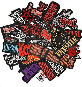 Işlemeli yamalar üretici özel dikmek karışık Lot yama nakış rozeti işlemeli Rock Band yamalar - Product Image 6