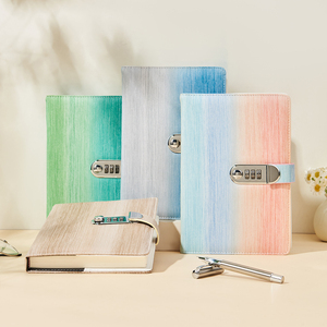 Cuaderno estilo bloqueo PU cuaderno amor bloqueo diario cuaderno para niñas con bloqueo - Product Image 2