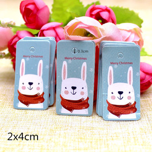 Cuerdas de papel Kraft hechas a mano, etiquetas colgantes de amor para ropa, dulces/REGALO/galletas, etiquetas de precio de cartón para - Product Image 2