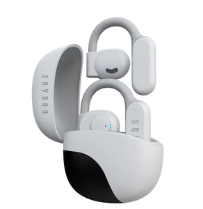 DOQAUS无线颈带BT扬声器舒适轻便的耳塞内置麦克风耳机，具有在家工作的技术