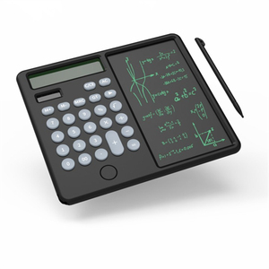 Newyes基本双电源电子记事本12位笔记本计算器，带液晶平板写入器 - Product Image 4