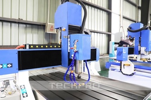 เครื่อง CNC เราเตอร์ตั้งโต๊ะแบบสุญญากาศสำหรับงานไม้6012 6090เครื่องตัดไม้3D แบบ3แกน - Product Image 4