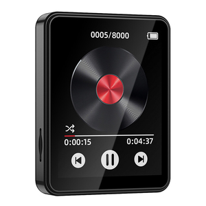 Bluetooth 5.3 - 2.4 "dokunmatik ekranlı MP3/MP4 çalar, 128GB, FM radyo, e-kitap, CE/FCC (toplu OEM) - Product Image 1