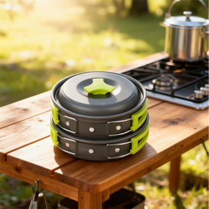 Xách Tay Cắm Trại đồ nấu nướng lộn xộn Kit cho ngoài trời Backpacking chuyến đi bán buôn ngoài trời cắm trại và đi bộ đường dài đồ nấu nướng Bộ - Product Image 1