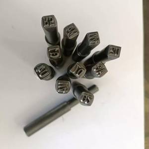 Customizable Hand-Hammered Jewelry Steel Stamp <strong>Mold</strong> <strong>Welder</strong> Punch Number Code <strong>Mold</strong> with Support - Product Image 1