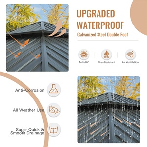 Ücretsiz kargo 12x16 ft açık alüminyum demir çerçeve <span class=keywords><strong>Gazebo</strong></span> 2-Tier veranda köy toz kaplı Pergola için Hardtop bahçe çadır