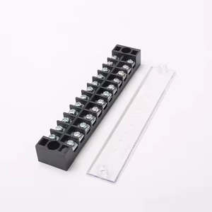Bloque de terminales de doble fila TB4512 45A 12 vías 600V Bloque de terminales de carril Din - Product Image 2