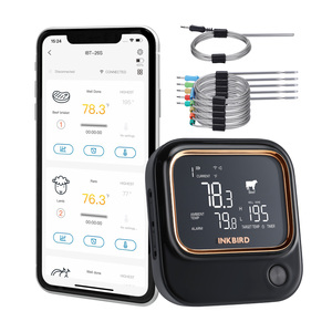INKBIRD-termómetro IBT-26S wifi para barbacoa, dispositivo con 6 sondas de grado alimenticio, Control por aplicación, preajustes de carne USDA, alarma de temperatura y temporizador - Product Image 2